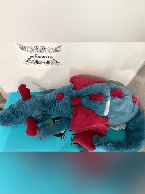Jellycat Huge Dexter Dragon Plush Soft Toy 66cm BNWT